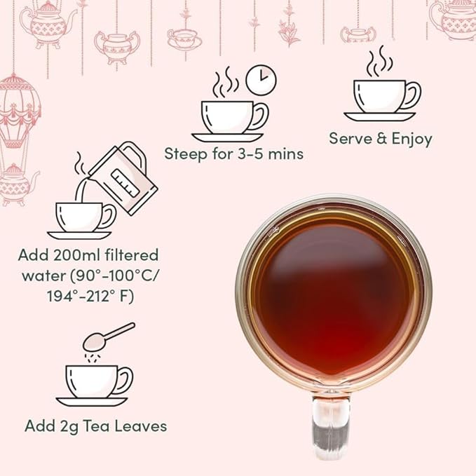 VAHDAM, Oprah's Favorite Tea Gift Sets | 3 Premium Chai Teas in Golden Tin Caddy Gift Box | Exotic