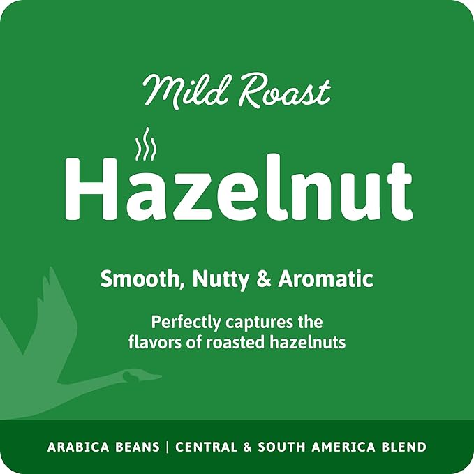 Wawa Mild Roast Single Cup Hazelnut Coffee Pods, 12 Pods, 1 Box, Lightly Roasted, Nutty Smooth