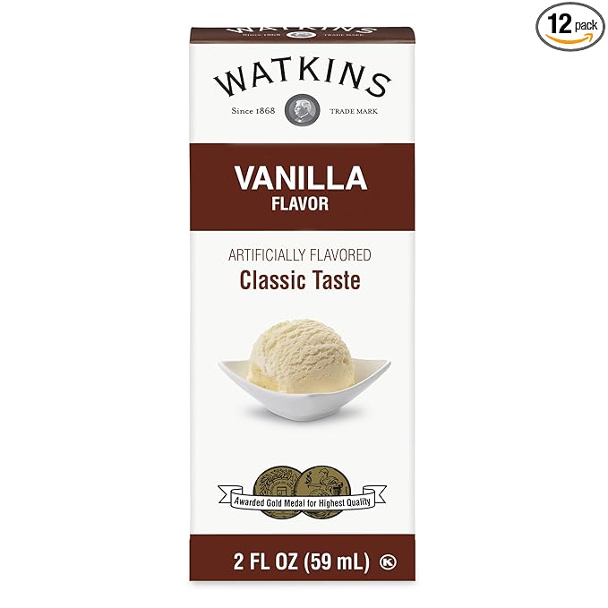 Watkins Vanilla Flavor, 2 Fl Oz (Pack of 12)