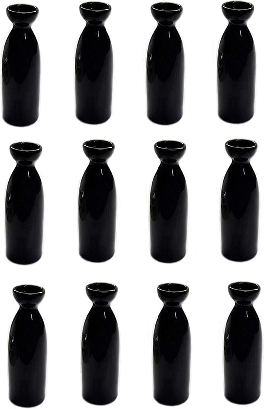 JapanBargain, Porcelain Sake Carafe Sake Bottle for Cold Sake and Hot Sake Microwave Safe, 7.5 oz