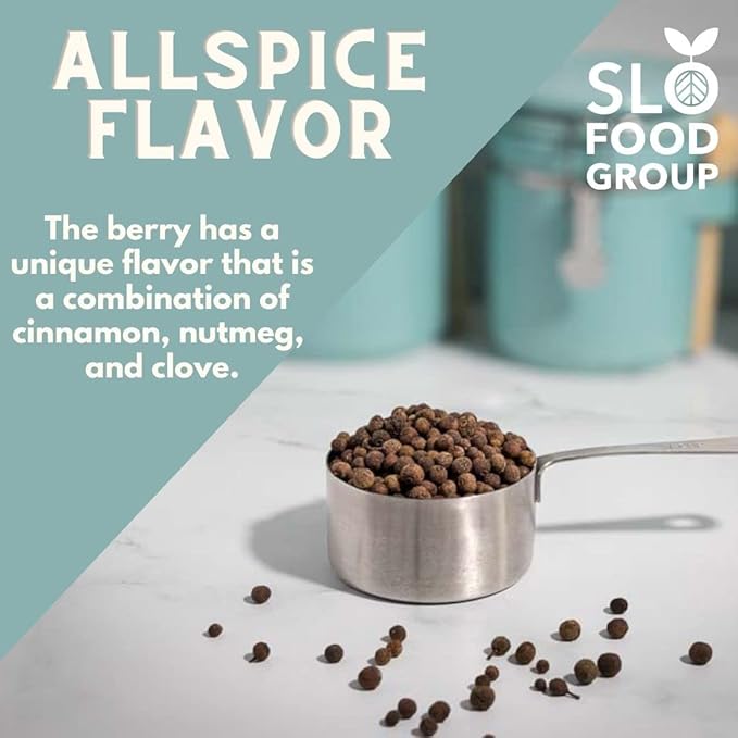 Slofoodgroup Allspice Berries Whole for Cooking, Pimento Berries from Guatamela - 4 oz