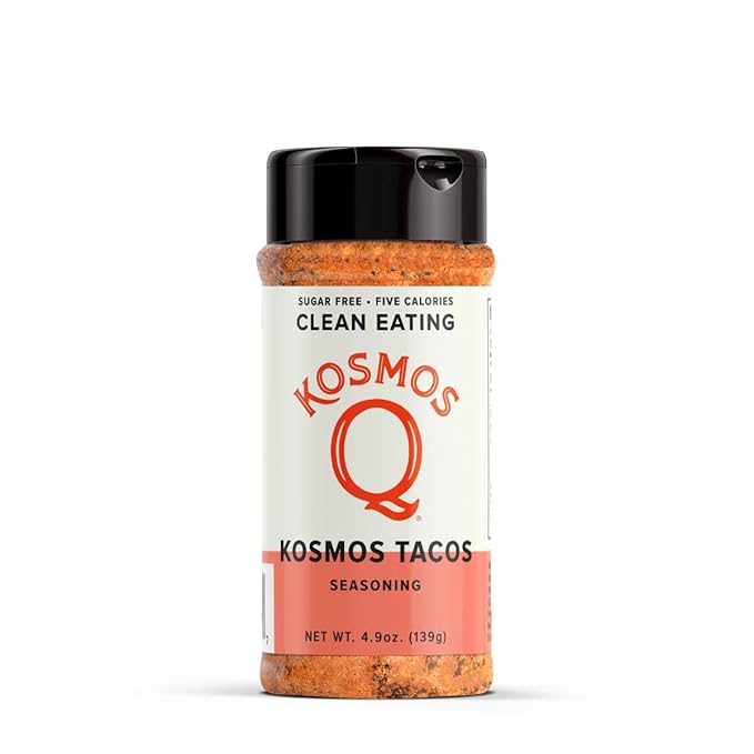 Kosmos Q Taco Seasoning, Bold Natural Fajita & Taco Spice Mix for Beef, Chicken, Pork & Veggies