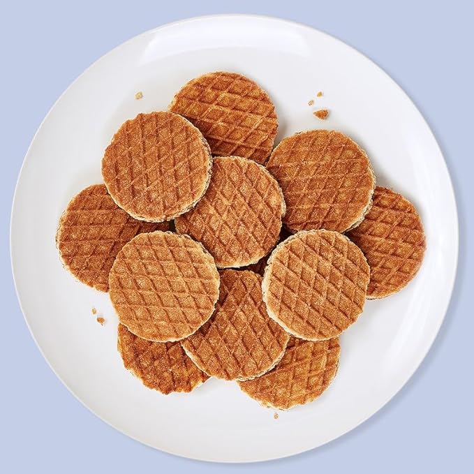 Rip Van Wafels Dutch Caramel Mini Stroopwafels, Low Carb Snacks, Non GMO Snack, Keto Friendly