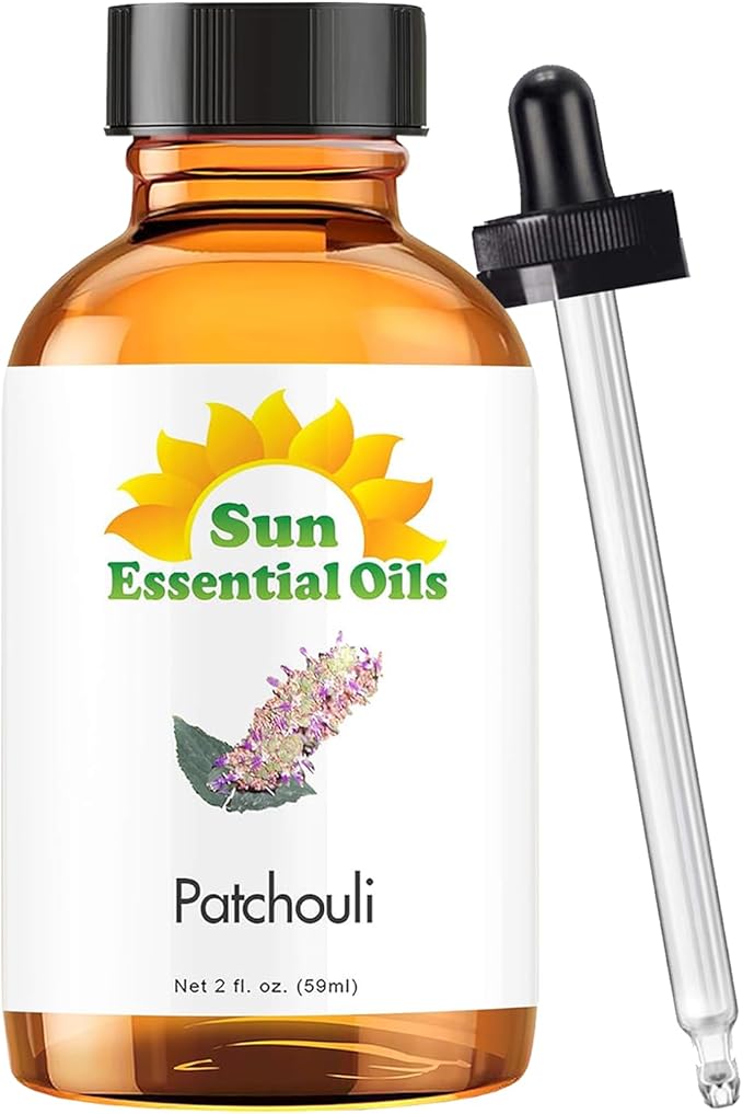 Sun Essential Oils Patchouli Essential Oil, 2oz ??Aromatherapy Oil for Diffusers