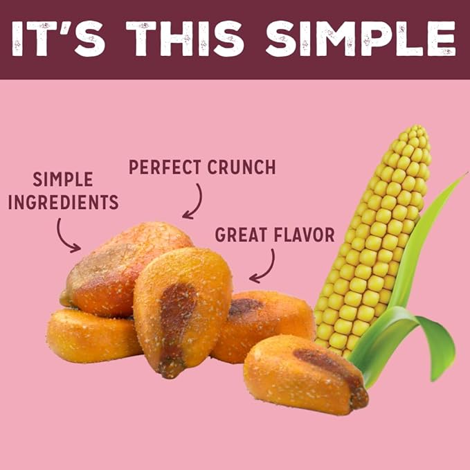 LOVE CORN BBQ 0.7oz x 20 Bags - Delicious Crunchy Corn - Healthy Family Snacks - Gluten Free
