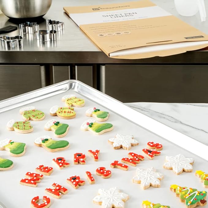 Restaurantware Pastry Tek 16 x 24 Inch Parchment Paper Sheets 1000 Greaseproof Baking Sheets For