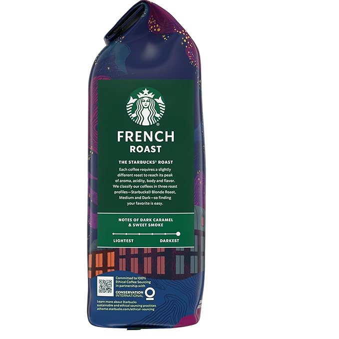 Starbucks Roasted Coffee Bean (French) - Pack of 3 (40 Oz. X 3)