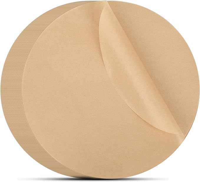 Beasea Air Fryer Disposable Liners 9 Inch, 200pcs Parchment Paper Unbleached Round Filter Paper
