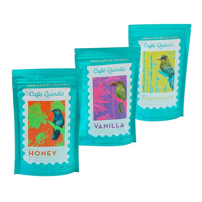 Cafe Quindio Specialty Harvest - Medium Roast 100% Colombian Excelso Whole Bean Arabica Coffee (2.8