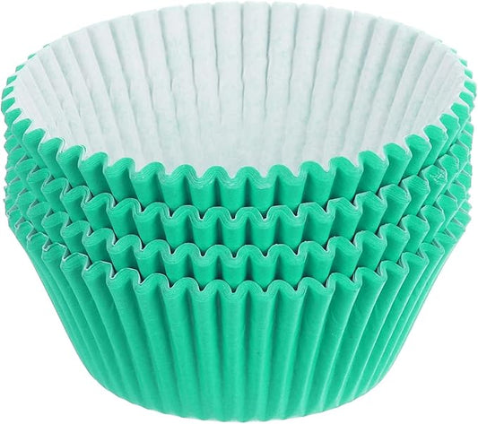 uxcell 100 Pcs Cupcake Liners, Muffins Paper Baking Cups Wrappers Standard Greaseproof for Baking