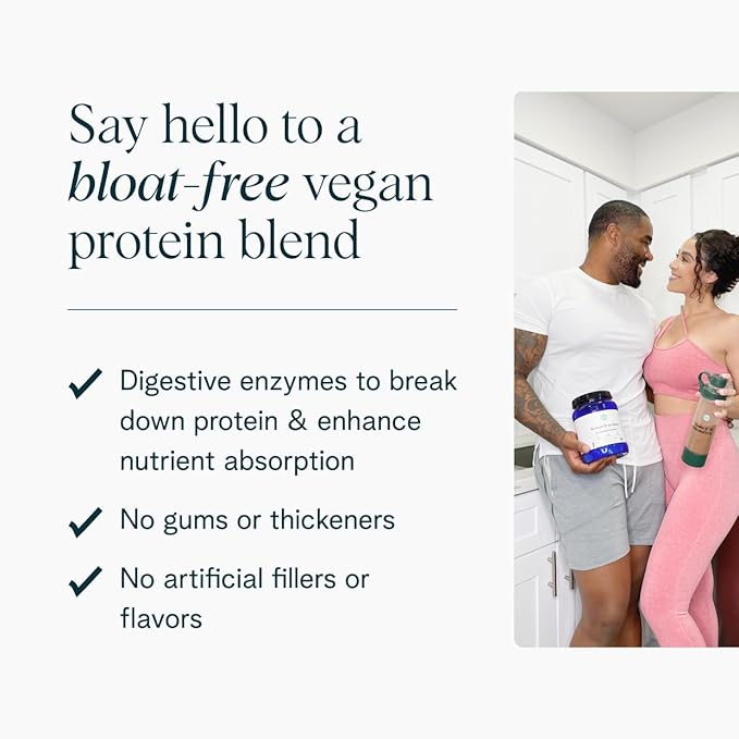 Ora Organic Vegan Protein Powder - 23g Plant Based Pea Protein + Superfood for Women and Men