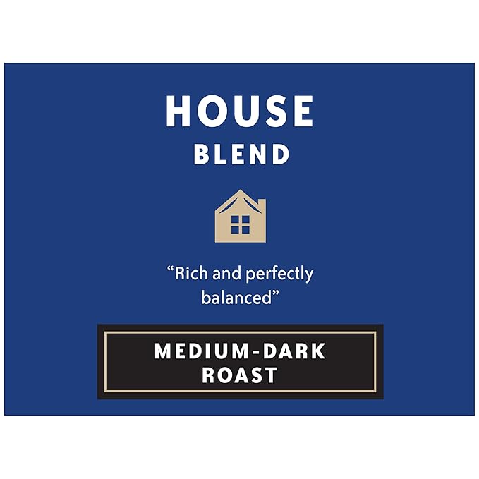 Community Coffee House Blend 96 Count Coffee Pods, Medium Dark Roast, Compatible with Keurig 2.0