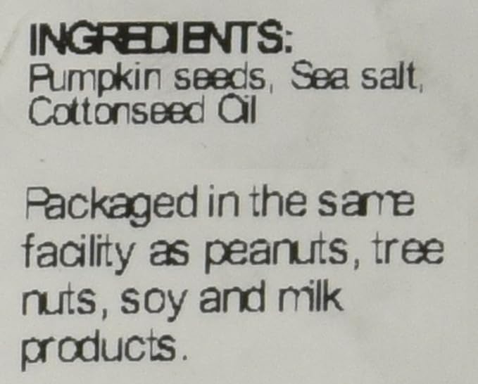 Sincerely Nuts Shelled Pepitas Pumpkin Seeds Salted (1 lb bag) | Delicious Nutrient Dense Low Carb