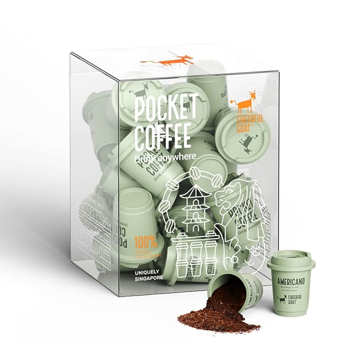 CheerfulGoat Instant Cold Brew Coffee – Speciality Javy Coffee Extract 100% Arabica, Freeze-Dried