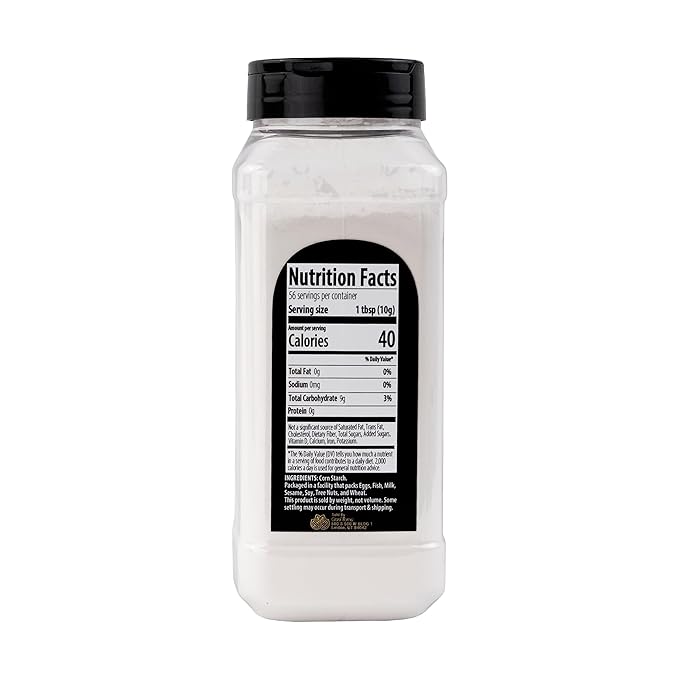 GranAroma Corn Starch, Neutral Flavor, Ideal for Thickening Sauces & Baking (1.25 Pound)