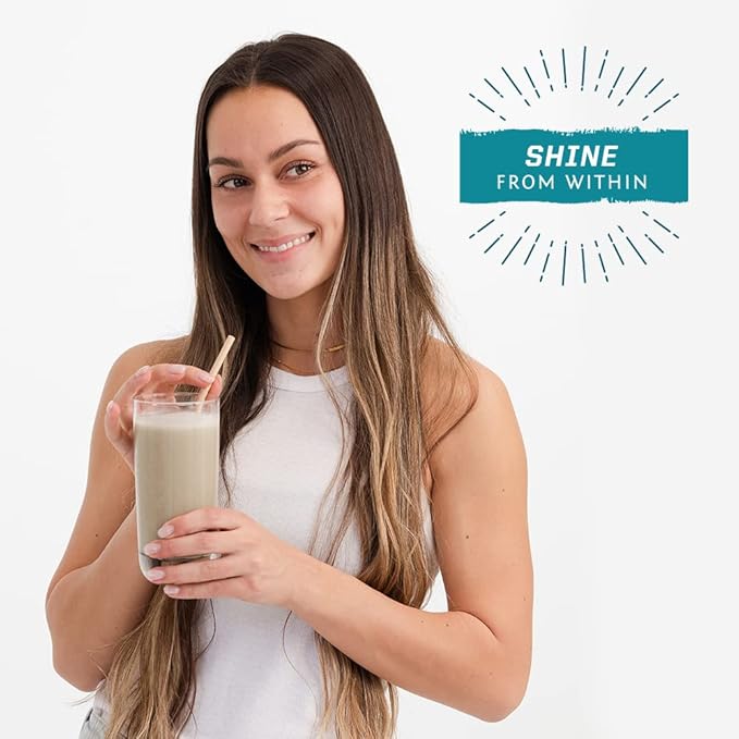 Vegan Collagen Building Powder Protein Peptide with Biotin Vitamin C Hyaluronic Acid Collagen