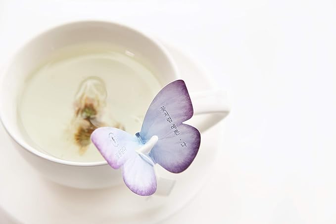 KKOKDAM Gourmet Butterfly Tea Bags Gift Set Sampler – Fancy Tea Variety Pack Set, Korean Drinks
