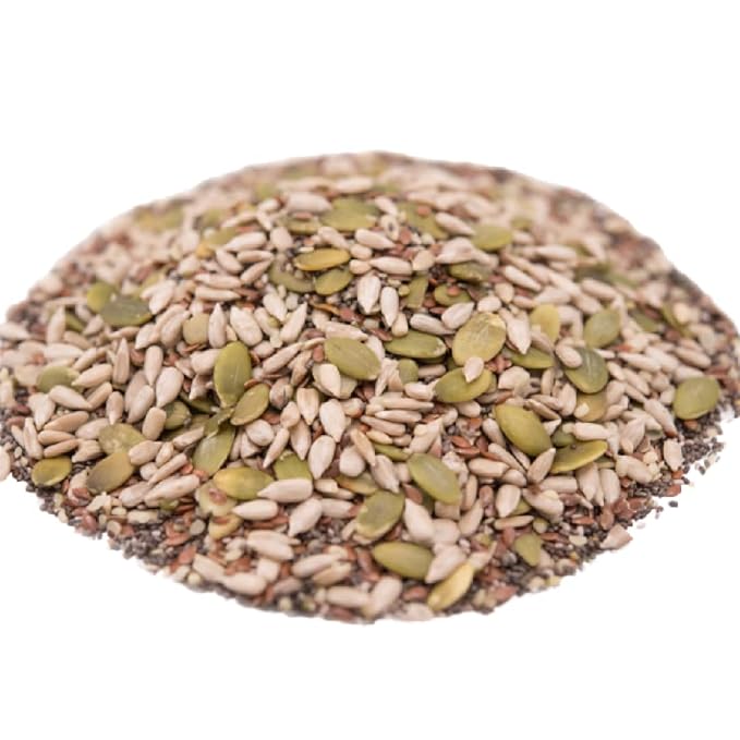 GERBS Super 5 Seed Snack Mix 4 LBS. Premium Grade | Top 14 Food Allergy Free | Resealable Bulk Bag