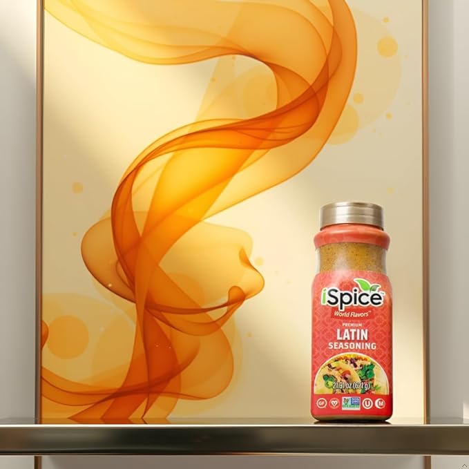 iSpice Blend | Latin Seasoning | 21.91 oz | Mixed Spice & Seasoning | Bulk Size | Halal | Kosher
