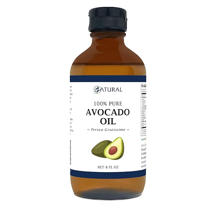 Zatural 100% Avocado Oil Pure Natural Without Additives, Clean, Cold Pressed, Non-GMO, Vegan: for