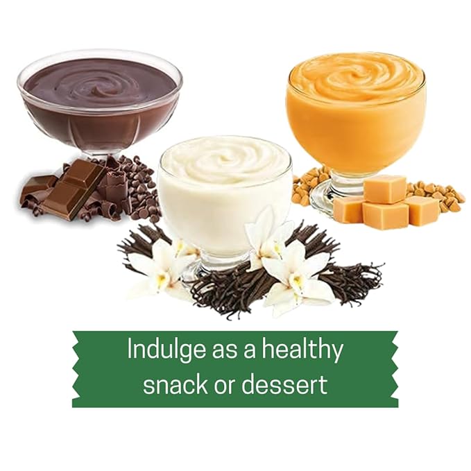 Simple Mixes Natural Instant Pudding & Pie Filling Mix, Vanilla, Chocolate, Salted Caramel, Gluten