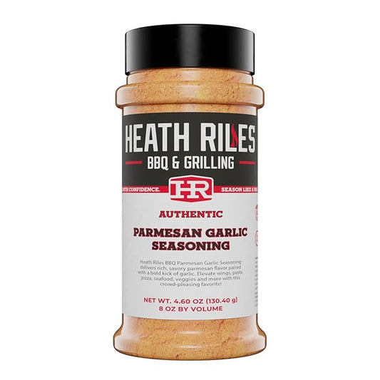 Heath Riles BBQ Rub - Parmesan Garlic Seasoning, Champion Pitmaster Recipe, Legendary Rubs For
