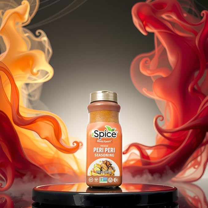 iSpice Blend | Peri Peri Seasoning | 17.18 oz | Mixed Spice & Seasoning | Bulk Size | Halal |