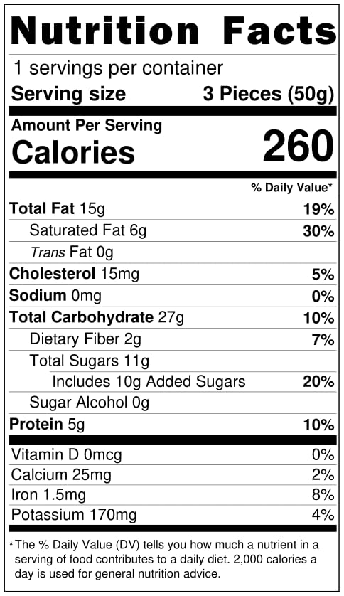 Snacklava Kunafa Mixed Nuts - 6 Pack (3 Pieces per Pack) - No Artificial Ingredients, Colors or