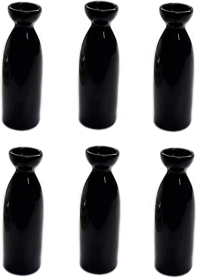 JapanBargain, Porcelain Sake Carafe Sake Bottle for Cold Sake and Hot Sake Microwave Safe,7.5 oz