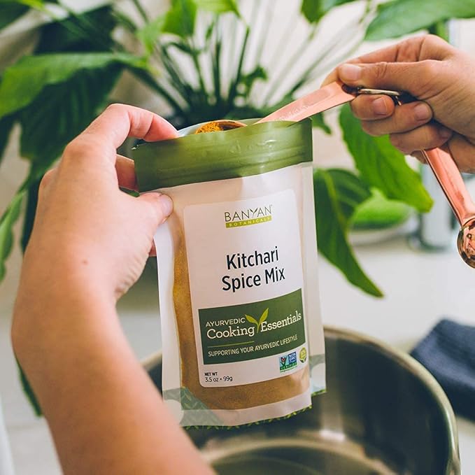 Banyan Botanicals Kitchari Spice Mix – Ayurvedic Kitchari Seasoning Made with Organic Herbs &