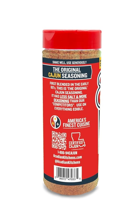 All Purpose Original Cajun Seasoning 16 oz Ragin' Cajun (Pack of 12)