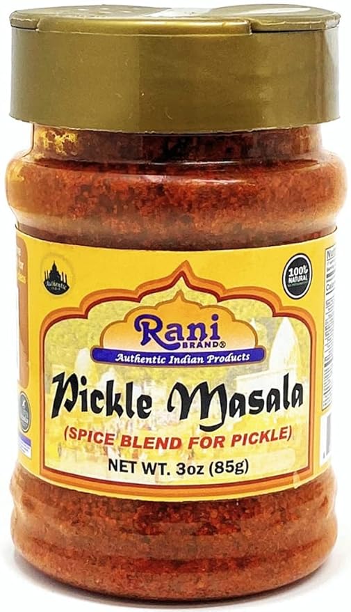 Rani Pickle (Achar) Masala Indian Spice Blend 3oz (85g) PET Jar ~ All Natural | Vegan | Gluten