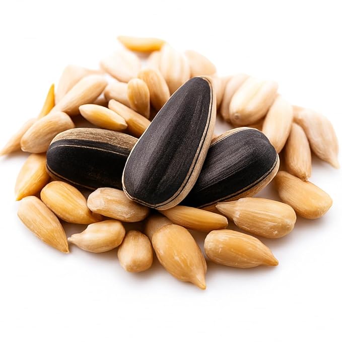 Crazy Nuts | USA Grown Raw Sunflower Seeds In Shell, 5lb | Unsalted sunflower seeds for birds and