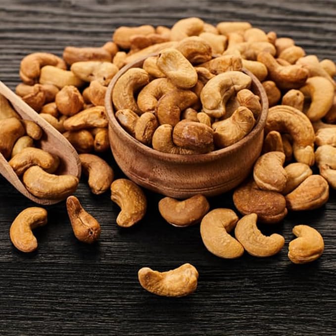 Naturalee Cashews 2 lbs - Roasted, Unsalted - Natural Heart Healthy Snack