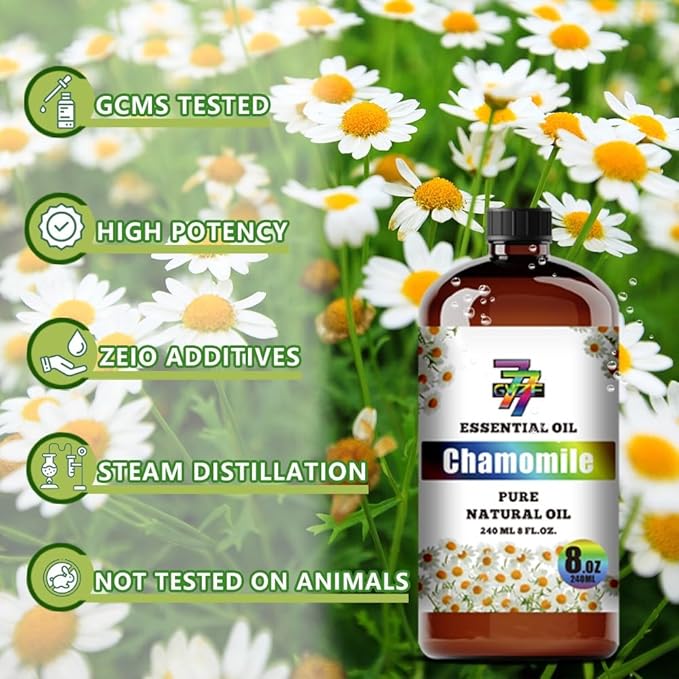 Chamomile Essential Oil (8 oz / 240 ml) ??Chamomile Oils for diffusers, humidifiers, Home Baths