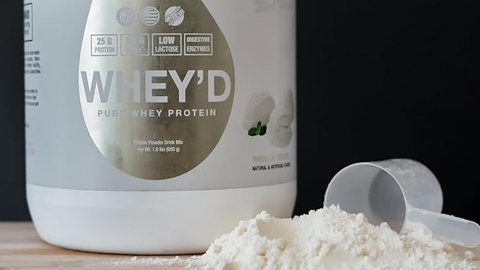 Whey'd Protein Powder, 25 G Whey Protein Blend with Concentrate, Isolate & Hydrolysate, Low Lactose