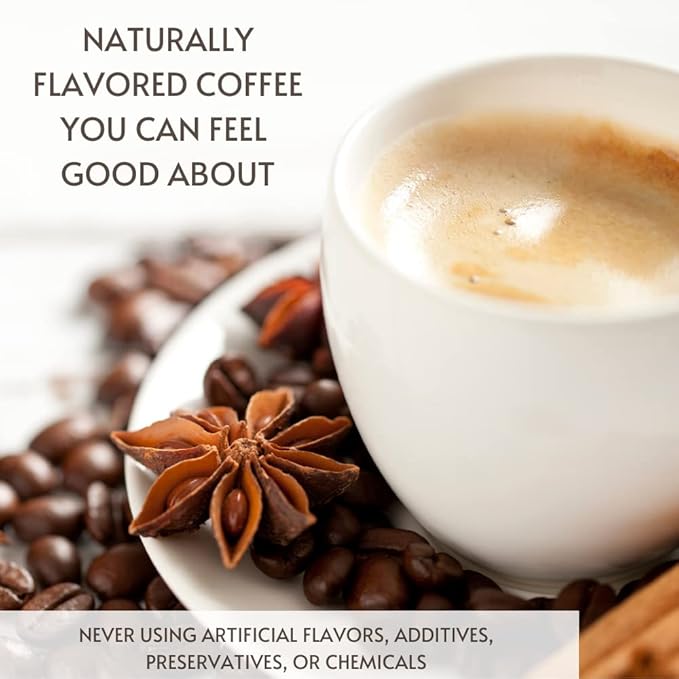 Via Bom Dia 100% Naturally Flavored Ground Coffee, Chocolate Mint, Medium Roast, No Artificial