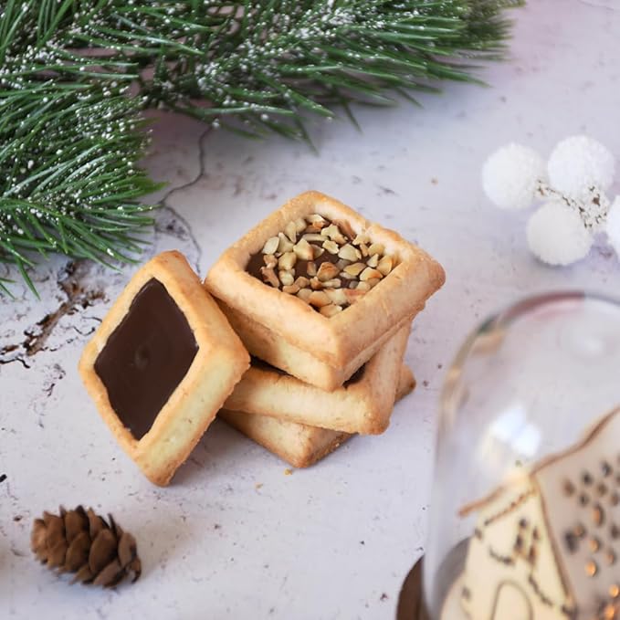 Michel et Augustin Cookies, Individually Wrapped Snacks, 3 Pack, Gourmet Dark Chocolate & Sea Salt