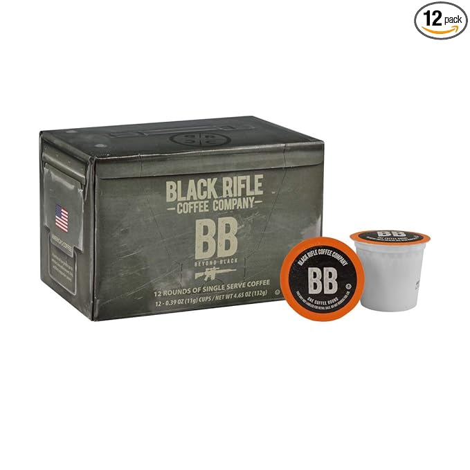 Black Rifle Coffee Company Dark Roast K Cups - Single Serve K Cups Coffee Pods - Kcup Pods