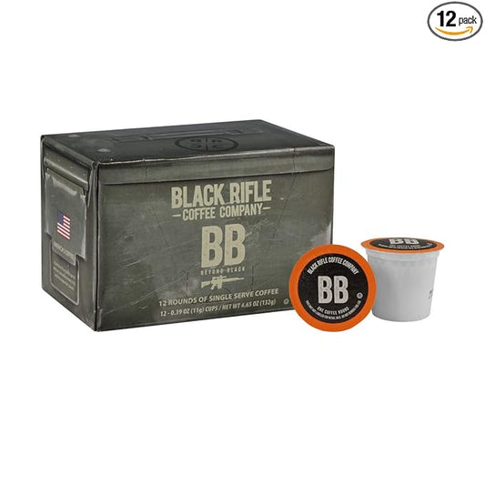 Black Rifle Coffee Company Dark Roast K Cups - Single Serve K Cups Coffee Pods - Kcup Pods