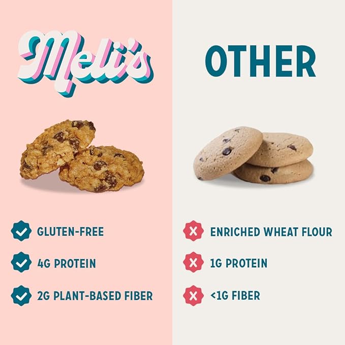 Meli?셲 Choco-Lot Gluten Free Cookie Mix, High Protein Baking Mix with Natural & Milk Chocolate