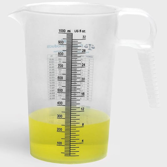 32oz (1 Quart) Measure Pitcher with Convenient Conversion Chart ??Extra Strong Food Grade ??Great