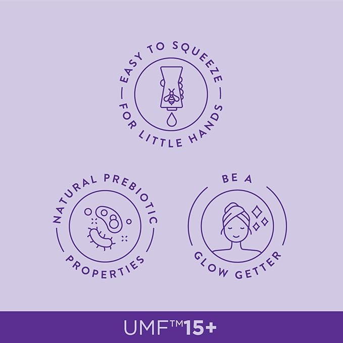 100% Pure New Zealand Honey UMF 15+ MGO 512+ Squeezy Manuka Honey Raw & Unfiltered Certified Award