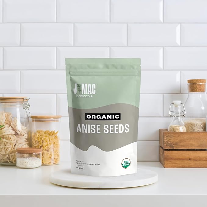 J Mac Botanicals Organic Anise Seeds whole aniseed