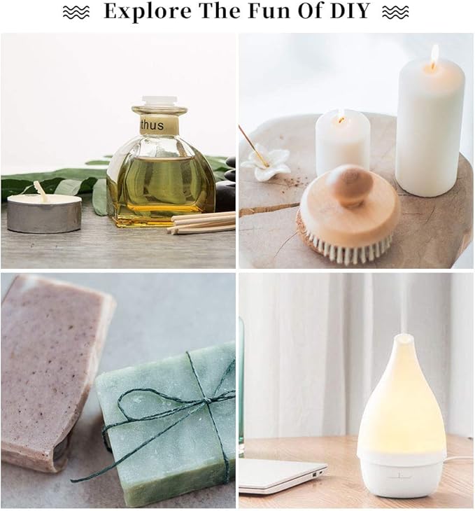 yethious Vetiver Essential Oils for Diffuser & Aromatherapy Pure Vetiver Oil for Skin, Hair Gift