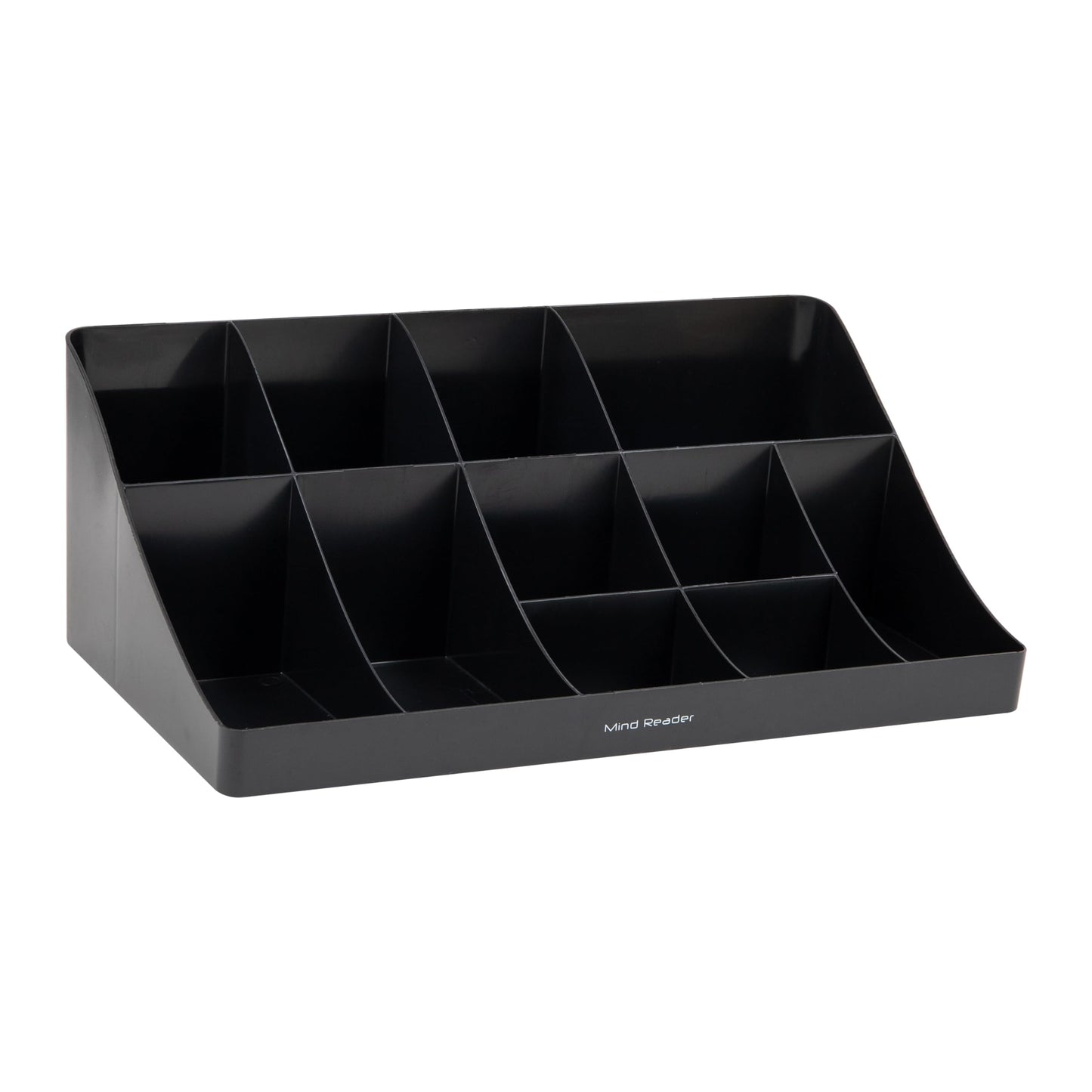 Mind Reader Cup and Condiment Station, Countertop Organizer, Coffee Bar, Kitchen, Stirrers