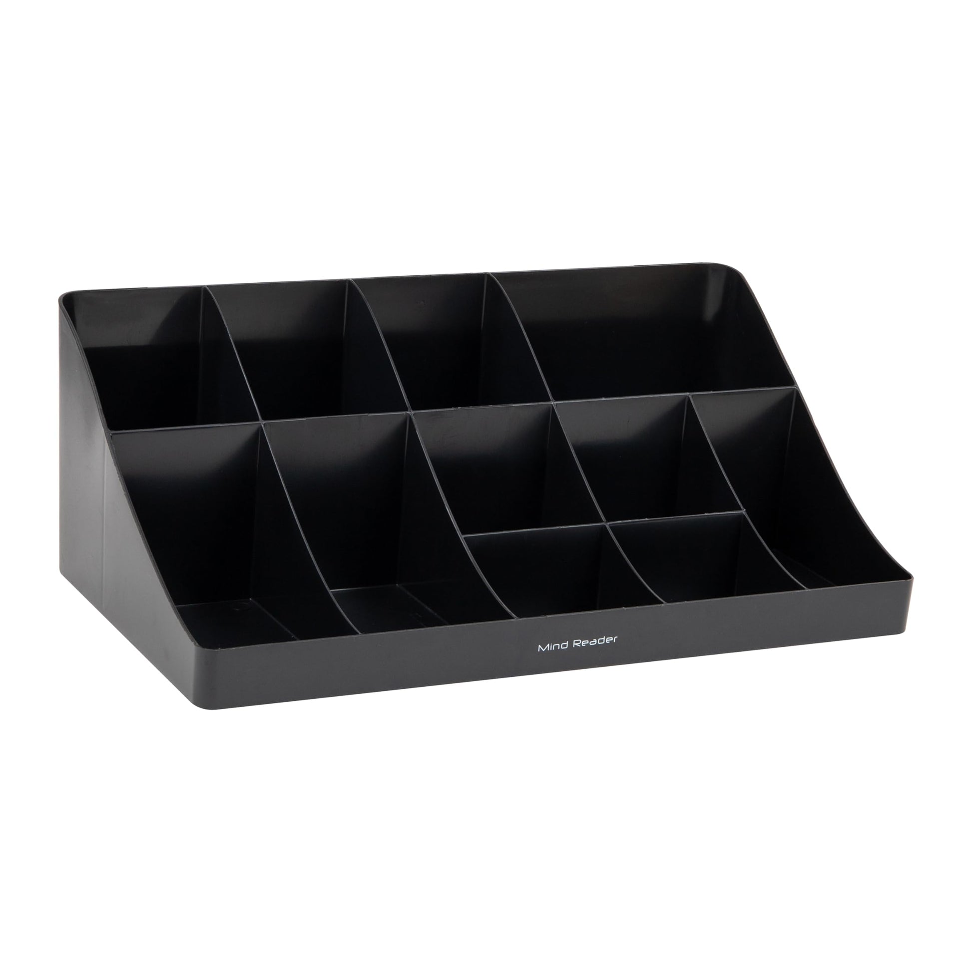 Mind Reader Cup and Condiment Station, Countertop Organizer, Coffee Bar, Kitchen, Stirrers