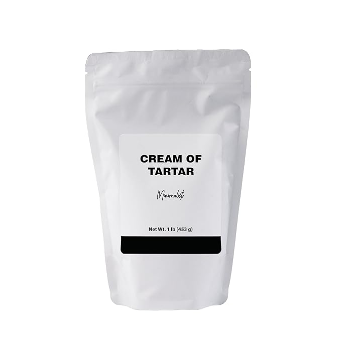 Minimalist Cream of Tartar, For Baking and Stabilizing Egg Whites, Packaged in a Resealable Bag (1