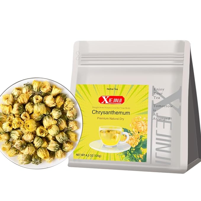 Chrysanthemum Tea - 100% Pure Premium Natural Dried Fetal Chrysanthemum(4.2oz/120g), Caffeine-Free
