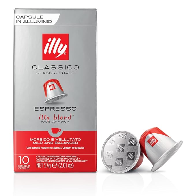 Illy Espresso Compatible Capsules - Single-Serve Coffee Capsules & Pods - Classico Roast - Notes Of